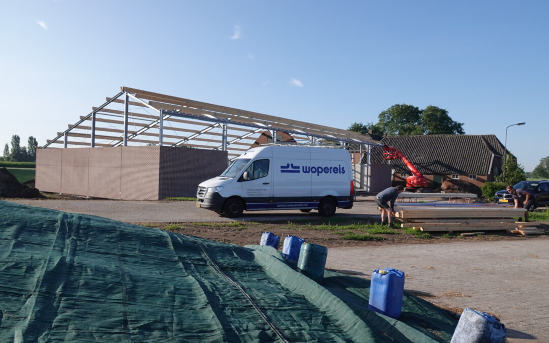 Nieuwe werktuigenberging Zelhem