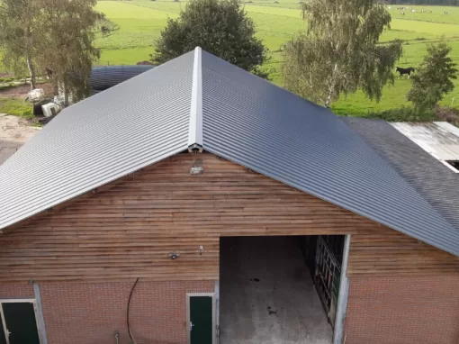 Project Dakrenovatie – plaatsing nieuw dak – Hall