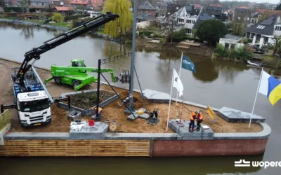 Restauratie en plaatsing havenkraan Doetinchem