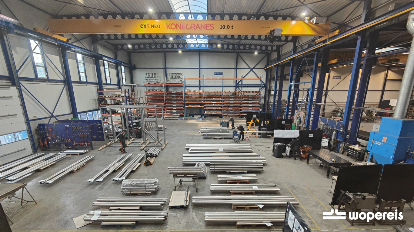 RVS raamwerk met RVS netten 1