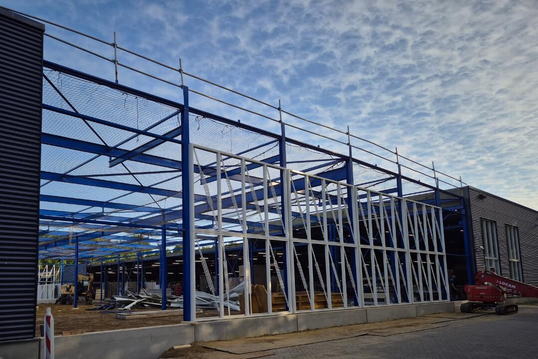 Staalconstructie voor WN Kozijnen & prefabwanden